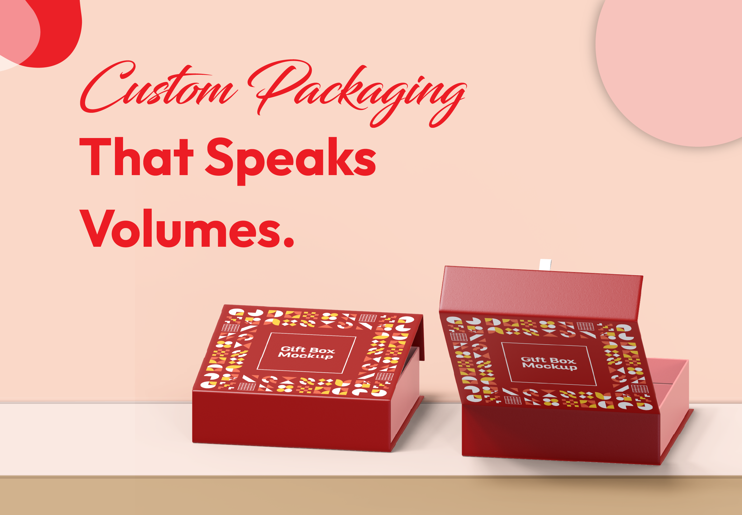 Custom packing banner