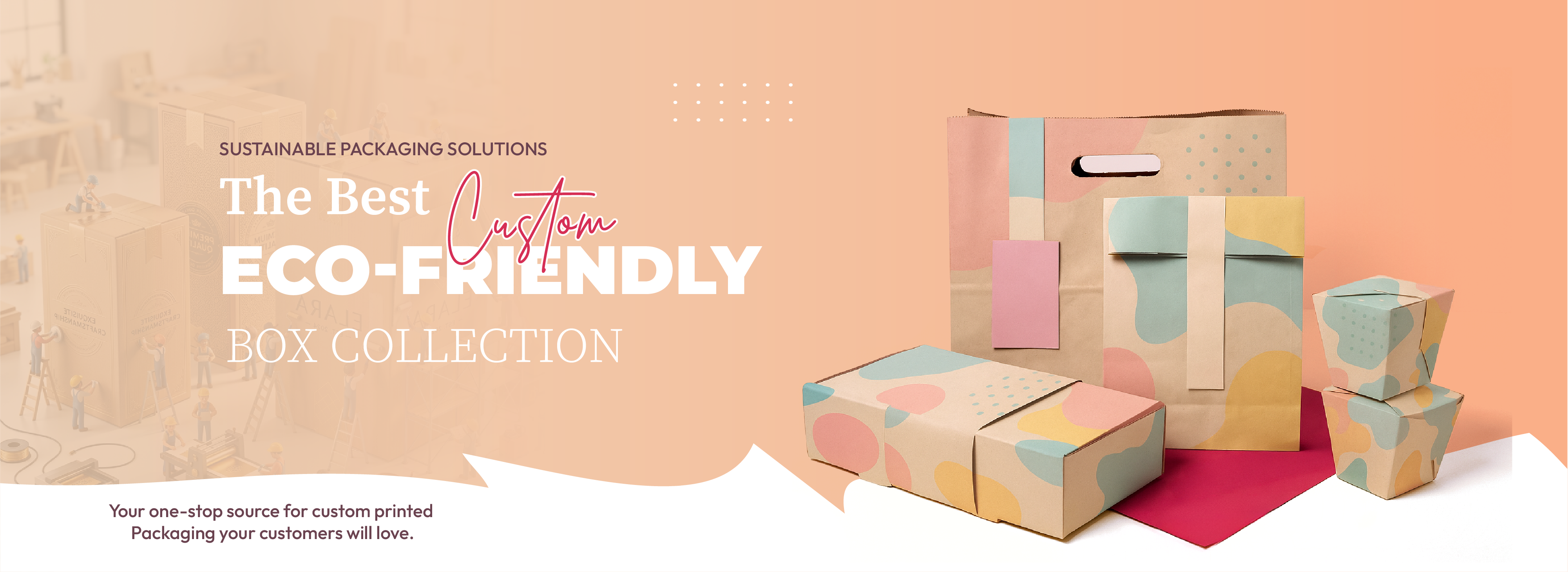 Custom packing banner