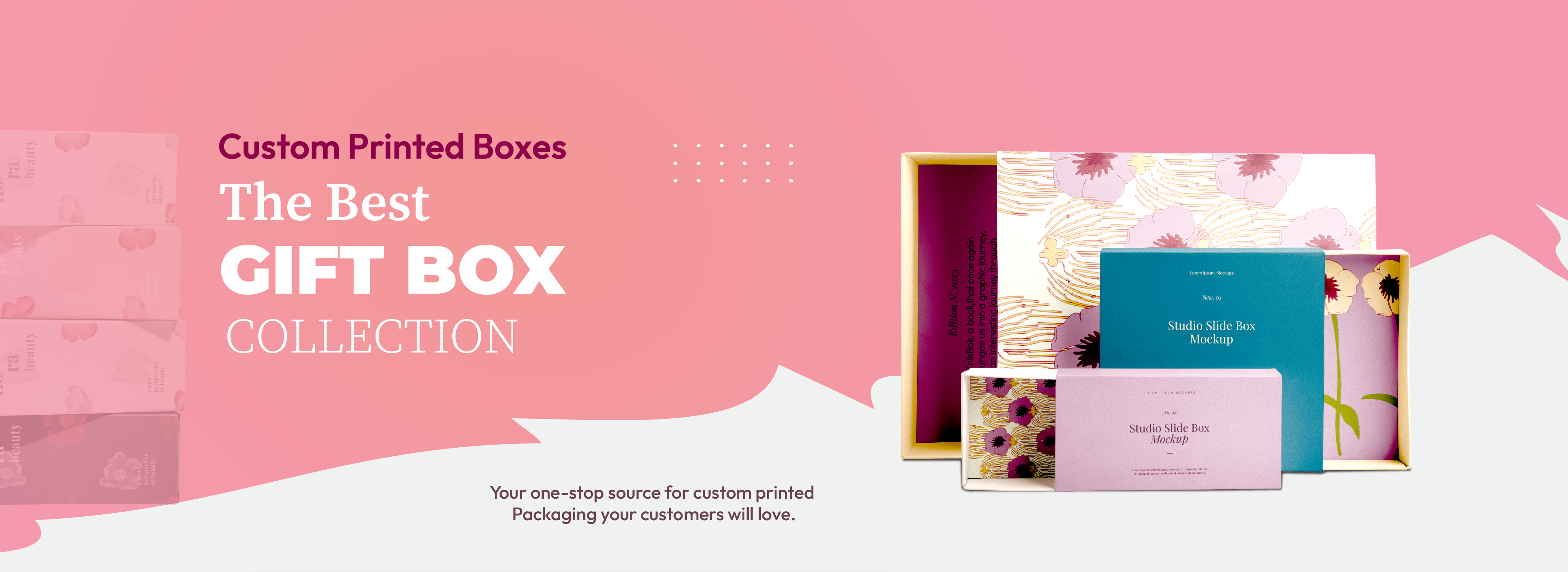 Custom packing banner