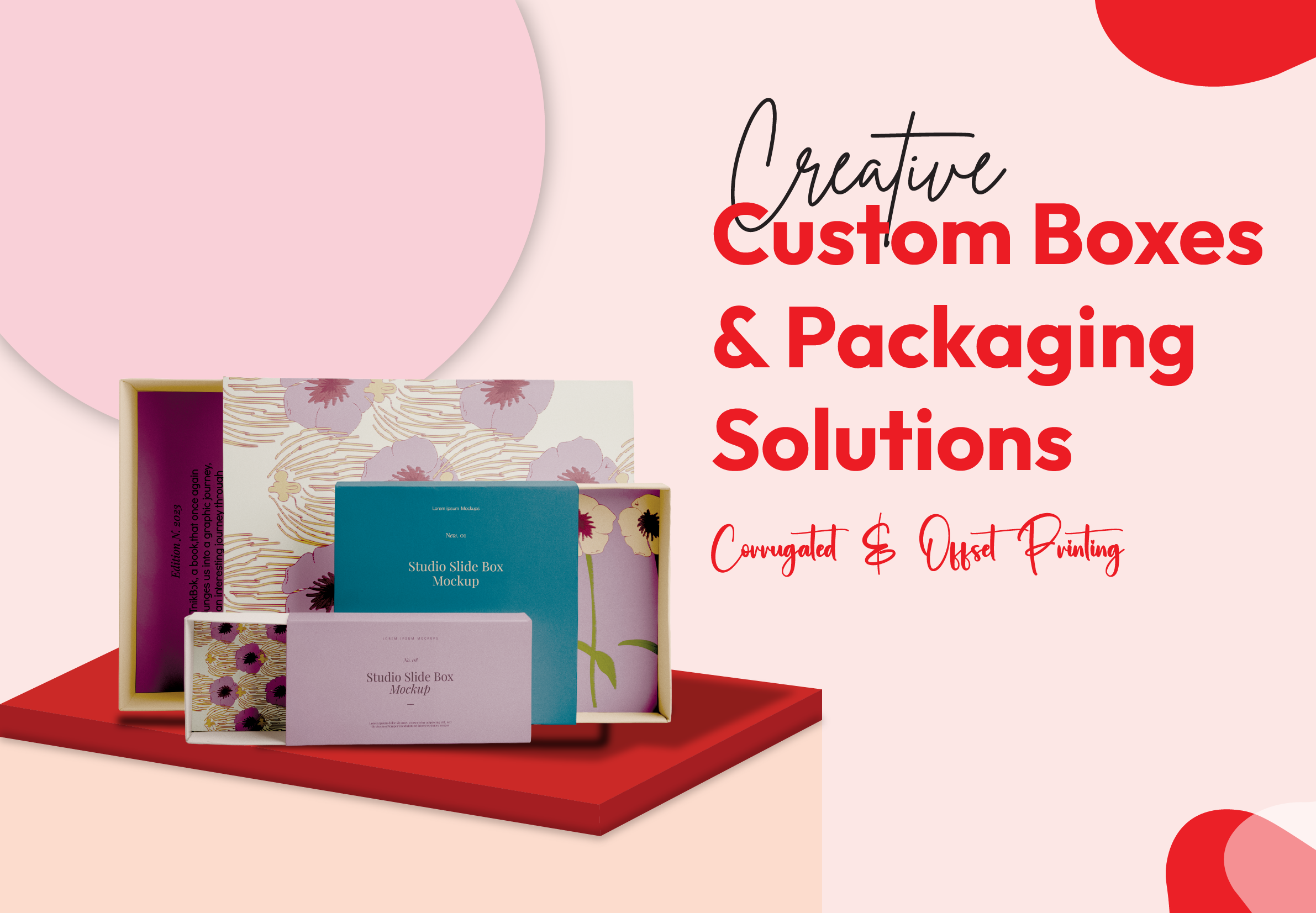 Custom packing banner