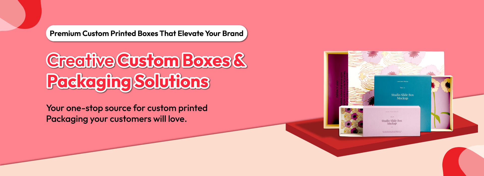 Custom packing banner